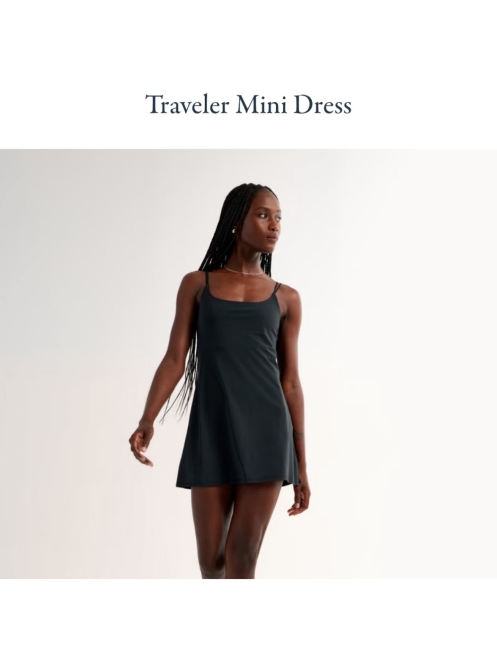 Travel Mini Dress - Black